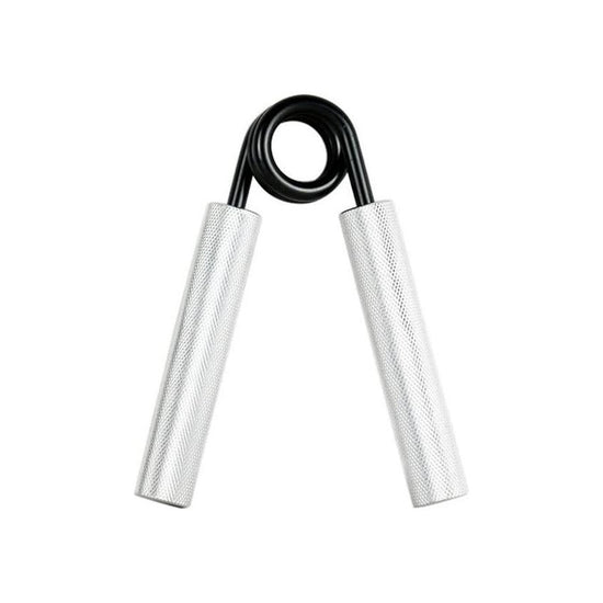 2 pcs Aluminum color Heavy Duty Metal Hand Grip Strengthener – Hand Training Equipment for Rehabilitation & Fitness with Adjustable Resistance 50LB