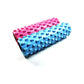 Black Solid Yoga Foam Roller 45cm -Colorful Wolf Tooth Design Muscle Relaxation Massage Stick for Fitness and Sports