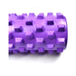 Black Solid Yoga Foam Roller 45cm -Colorful Wolf Tooth Design Muscle Relaxation Massage Stick for Fitness and Sports