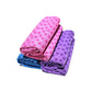 Blue Plum Blossom Yoga Towel Mat – Absorbent, Thick, Non-Slip, Portable Fitness Blanket for Home Use 183*63CM
