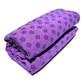 Purple Plum Blossom Yoga Towel Mat - Absorbent, Thick, Non-Slip, Portable Fitness Blanket for Home Use 183*63CM