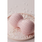 Pink 2pcs Fascia Ball Foot Arch Massager Peanut Ball for Muscle Relaxation, Deep Tissue Release, Yoga Massage 6.5*6.5*13CM