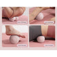 Pink 2pcs Fascia Ball Foot Arch Massager Peanut Ball for Muscle Relaxation, Deep Tissue Release, Yoga Massage 6.5*6.5*13CM