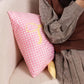 Pink Cute Butterfly Knot Pillow | Soft Bed & Seat Cushion, Decorative Throw Pillow for Home & Car 65x40cm