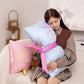 Blue Cute Butterfly Knot Pillow | Soft Bed & Seat Cushion, Decorative Throw Pillow for Home & Car 65x40cm