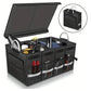 Foldable Car Storage Box with Metal Handle - Foldable Trunk Organizer for Efficient Vehicle Storage 60 * 35 * 30 cm
