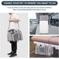 Pink Portable Pet Travel Carrier Bag - Foldable, Durable, and Comfortable for Small Dogs & Cats 50cmx34cmx34cm