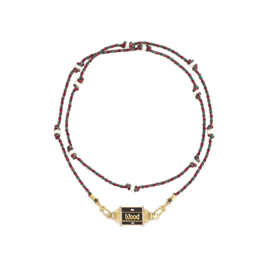 Mystical Tarot Charm Necklace - Boho Pendant(Wood text)