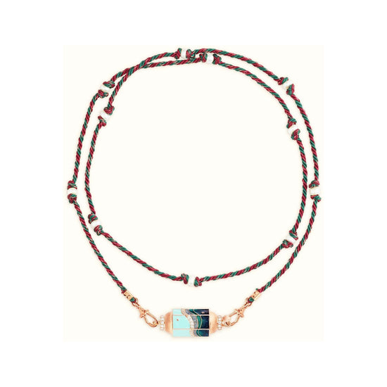 Mystical Tarot Charm Necklace - Boho Pendant(Ocean pattern)