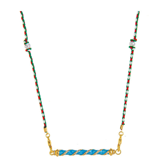 Mystical Tarot Charm Necklace - Boho Pendant(Blue rotation)