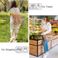 2 pcs Milky Casual Mesh Bag - Shoulder Bag for Beach & Travel 35x17x37cm