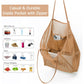 2 pcs Black Casual Mesh Bag - Shoulder Bag for Beach & Travel 35x17x37cm