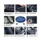 Light Gray Easy Install Dog Car Seat - Mesh Booster for Small Pets