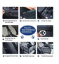 Blue Easy Install Dog Car Seat - Mesh Booster for Small Pets