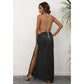 Black Lightweight Tassel Sarong - Sexy Beach Skirt Cover-Up 104x86cm