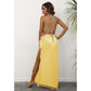 Yellow Lightweight Tassel Sarong - Sexy Beach Skirt Cover-Up 104x86cm
