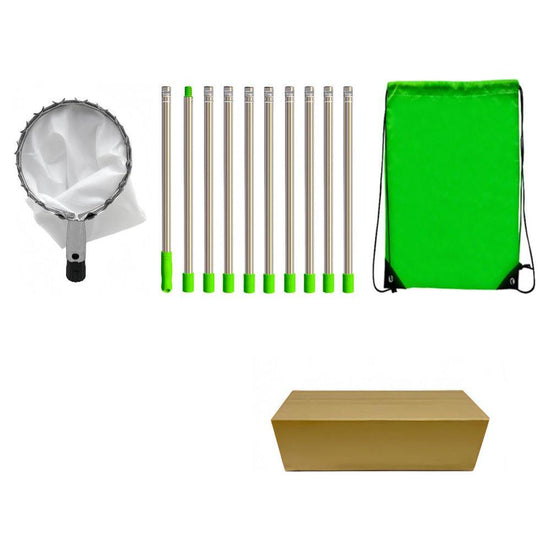 Telescoping Fruit Picker - Apple, Peach, Persimmon Harvesting Tool with Collection Bag, High Reach Fruit Catcher 4m