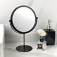 Gold Rotating Tabletop Makeup Mirror - 360º Swivel Vanity Mirror for Bedroom & Desk