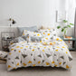 Triangle pattern Duvet Cover - 3 Piece Bedding Set (with Corner Ties)Quilt cover 230cm x 230cm, pillowcase 51 x 92cm