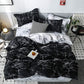 Smudge pattern Duvet Cover - 3 Piece Bedding Set (with Corner Ties)Quilt cover 230cm x 265cm, pillowcase 51 x 92cm