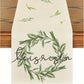 Easter Table Runner - Linen Bunny Decoration, 72-Inch Set of 2 (Style 16)