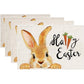 Easter Cotton-Linen Placemats - Set of 4 Anti-Stain Table Mats(Style 1)