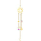 (Style 2) 4 pcs Crystal Wind Chimes-Sun Catcher Star Moon Dream Catcher for Window 30cm