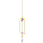 (Style 5) 4 pcs Crystal Wind Chimes-Sun Catcher Star Moon Dream Catcher for Window 33cm