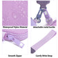 Pink Stylish Mini Wristlet Wallet - Nylon, Multi-Compartment Design