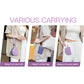 Purple Stylish Mini Wristlet Wallet - Nylon, Multi-Compartment Design
