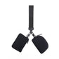 Black Stylish Mini Wristlet Wallet - Nylon, Multi-Compartment Design