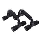 Black And Blue Push-Up Support Brackets for Home Fitness - Stability Bars for Upper Body Training