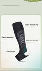 Size XL 1 Pair Light Gray Compression Calf Sleeves for Sports - Adjustable Support for Running, Soccer, Hiking & More