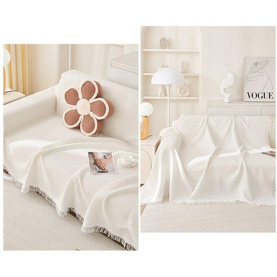 180*420CM Yellow Premium Polyester Sofa Throw Blanket, Multi-Seasonal Use, Sofa Protector