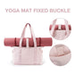 Pink Stylish and Practical Water-Resistant Tote Bag for Daily Use & Yoga - Spacious with Convenient Compartments