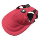Size S Red Adjustable Pet Baseball Cap for Cats and Dogs - Cute Sun Protection Hat for Outdoor Adventures