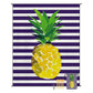 Style STD-001-9 Purple And Yellow Quick Dry Beach Mat Sand Proof Waterproof Outdoor Picnic Blanket - Compact & Lightweight