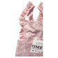 Pink Ruffled Kitchen Apron with Floral Lace - Comfortable Baking & Crafting Apron