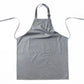 Grey Waterproof & Oil-Proof Apron - Adjustable Kitchen Apron with Pockets
