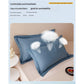 Yellow Pure Cotton Flannel Pillowcase Set - Soft, Thickened, Solid Color (Pair, 48x74cm)