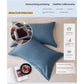 Yellow Pure Cotton Flannel Pillowcase Set - Soft, Thickened, Solid Color (Pair, 48x74cm)
