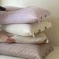Light Brown Wide Stripes Long Staple Cotton Sateen Pillowcase Set - Jacquard Striped, Pure Cotton, 48x74cm (Pair)