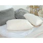 Black Faux Fur Pillowcase Set - Crystal Velvet Plush Throw Pillow Covers, Bedding Accent (50x70cm, Pair)