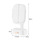 White LED Lighted Tri-Fold Makeup Mirror with Storage Drawer & Magnification(USB Charging Port)