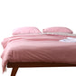 Gray And Yellow Stitching Ultra-Soft Solid Color 4-Piece Bedding Set - Queen Size(Suitable for 2m bed)