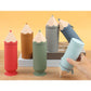 Light Blue Creative Silicone Pencil Case - High-Value Stationery  - Large Capacity Desk Organizer