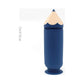 Dark Blue Creative Silicone Pencil Case - High-Value Stationery  - Large Capacity Desk Organizer