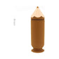 Brown Creative Silicone Pencil Case - High-Value Stationery  - Large Capacity Desk Organizer