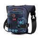 Blue Rugged Polyester Waist Pack - Stylish, Multi-Compartment Crossbody Bag for Outdoor Adventures