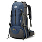 Dark Blue High-Capacity Nylon Hiking Backpack - Durable, Multi-Functional Outdoor Travel Pack